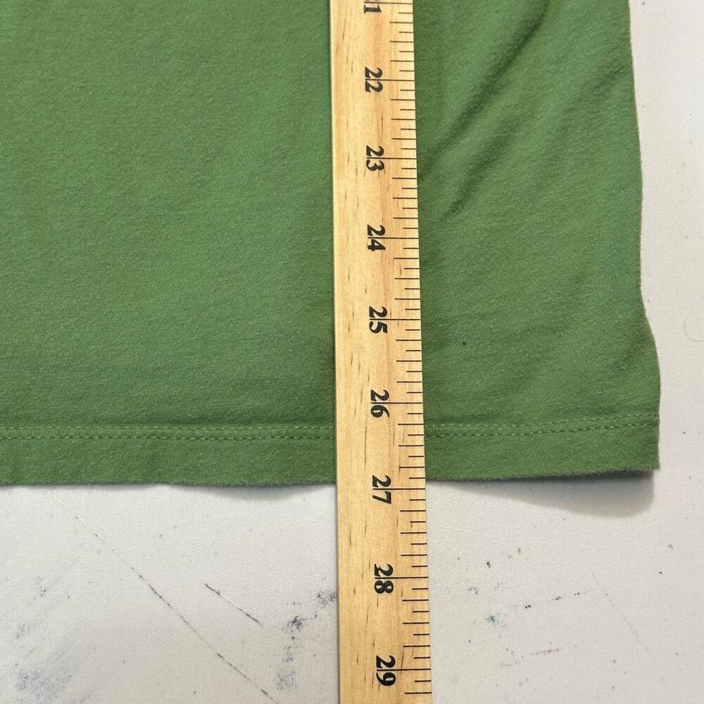 Champion Short Sleeve Green T-Shirt Happy Face | Men Size Medium - Picture 8 of 9